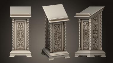 Lecterns (ANL_0037) 3D model for CNC machine