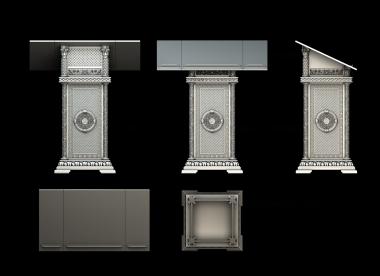 Lecterns (ANL_0041) 3D model for CNC machine