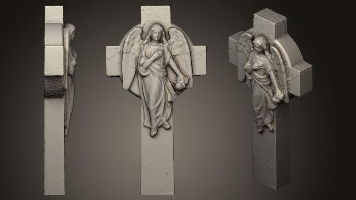 نموذج ثلاثي الأبعاد لآلة CNC الملائكة نصب الملاك التذكاري Whitchurch Canonicorum