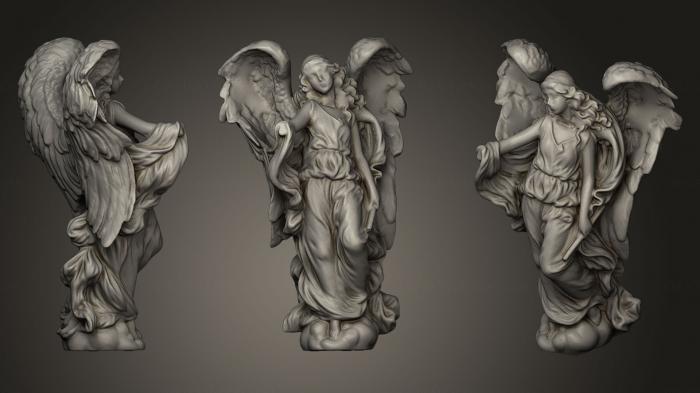 نموذج ثلاثي الأبعاد لآلة CNC الملائكة الملاك مع اليد المفقودة