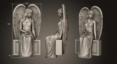 Angels (AN_0271) 3D model for CNC machine