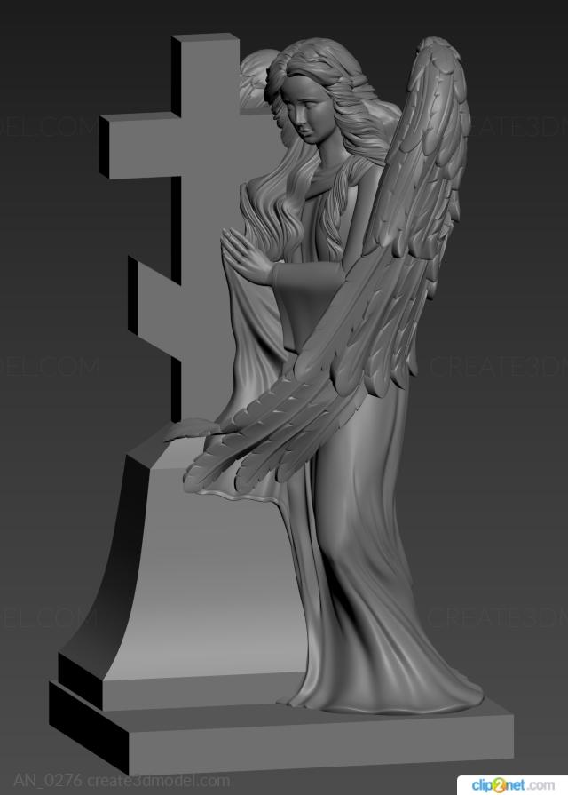 Angels (AN_0276) 3D model for CNC machine