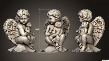 Angels (AN_0279) 3D model for CNC machine