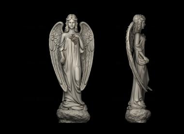 Angels (AN_0285) 3D model for CNC machine