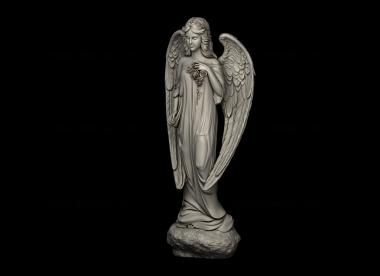 Angels (AN_0285) 3D model for CNC machine