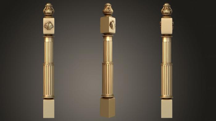 Balusters (BL_0645) 3D model for CNC machine