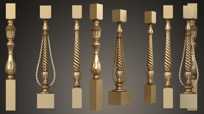 Balusters (BL_0646) 3D model for CNC machine