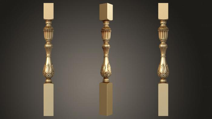 Balusters (BL_0647) 3D model for CNC machine