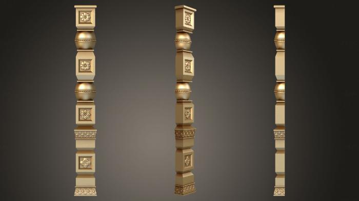 Balusters (BL_0652) 3D model for CNC machine