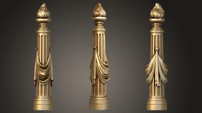 Balusters (BL_0658) 3D model for CNC machine