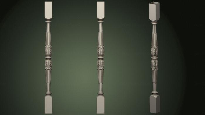 Balusters (BL_0665) 3D model for CNC machine