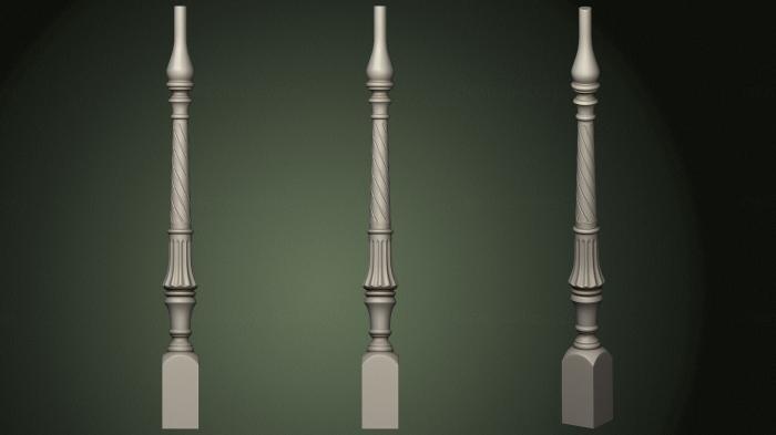 Balusters (BL_0669) 3D model for CNC machine