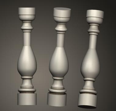 Balusters (BL_0685) 3D model for CNC machine