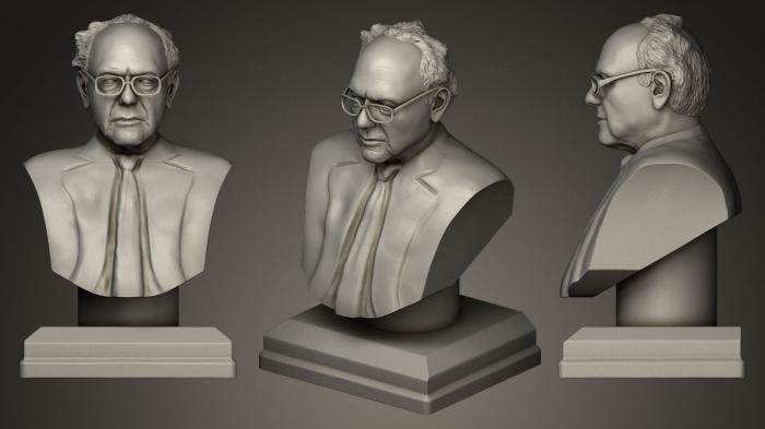 Busts and bas-reliefs of famous people (BUSTC_0054) 3D model for CNC machine