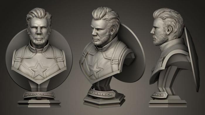 Busts and bas-reliefs of famous people (BUSTC_0087) 3D model for CNC machine