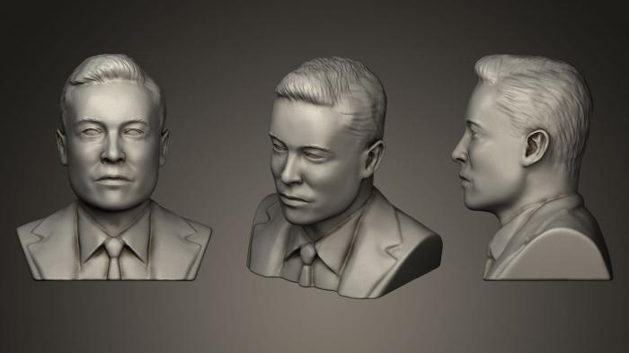 Busts and bas-reliefs of famous people (BUSTC_0173) 3D model for CNC machine