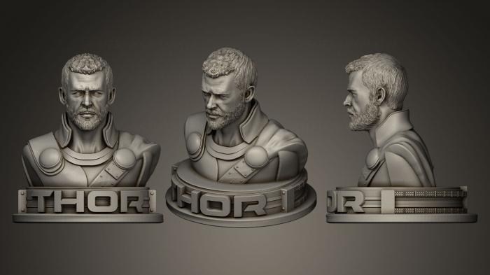 Busts and bas-reliefs of famous people (BUSTC_0607) 3D model for CNC machine