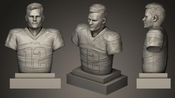 Busts and bas-reliefs of famous people (BUSTC_0611) 3D model for CNC machine