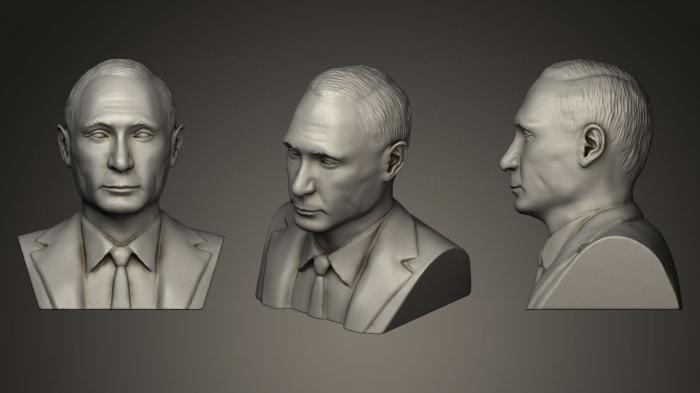 Busts and bas-reliefs of famous people (BUSTC_0644) 3D model for CNC machine