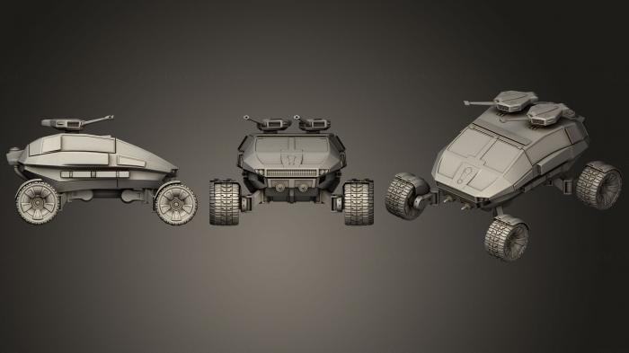 نموذج ثلاثي الأبعاد لآلة CNC السيارات والنقل لعبة Alien Combat Buggy لـ AS