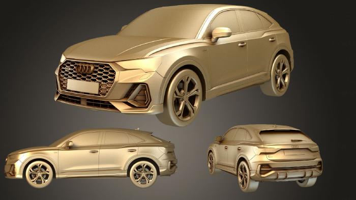 نموذج ثلاثي الأبعاد لآلة CNC السيارات والنقل أودي Q3 سبورت باك 2020