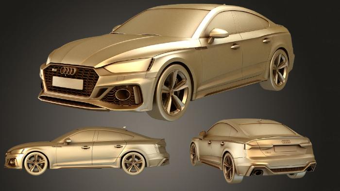 نموذج ثلاثي الأبعاد لآلة CNC السيارات والنقل أودي RS5 سبورت باك 2020