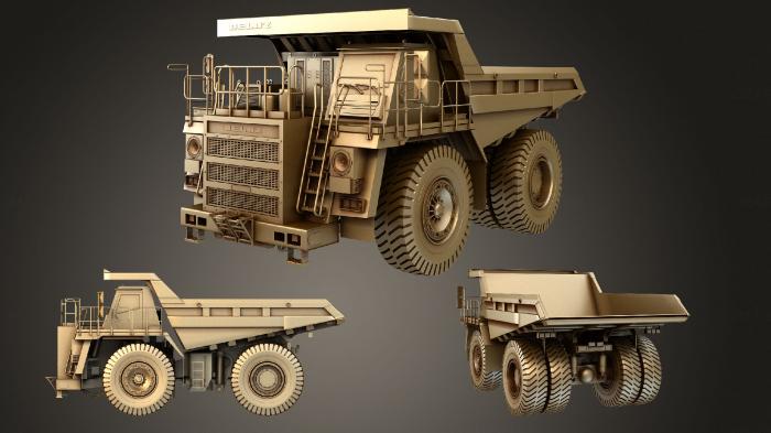 نموذج ثلاثي الأبعاد لآلة CNC السيارات والنقل شاحنة قلابة بيلاز 75581 2012