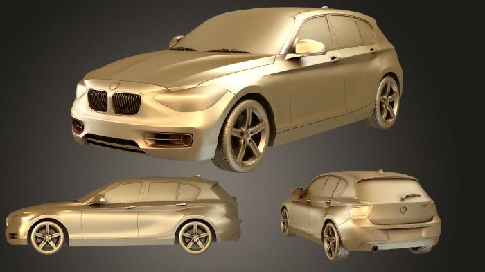 نموذج ثلاثي الأبعاد لآلة CNC السيارات والنقل بي ام دبليو 1 سلسلة 5 باب 2011