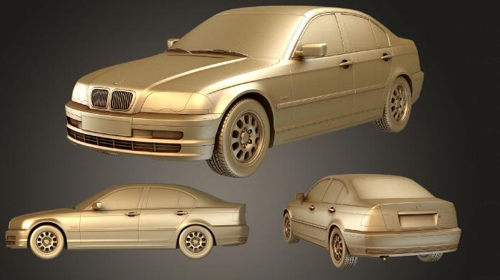 نموذج ثلاثي الأبعاد لآلة CNC السيارات والنقل مجموعة BMW 3 Series e46 1998 2001