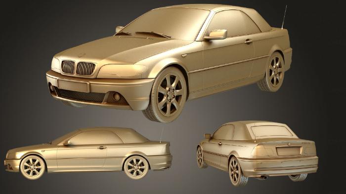 نموذج ثلاثي الأبعاد لآلة CNC السيارات والنقل BMW 3 سلسلة E46 قابلة للتحويل 2004