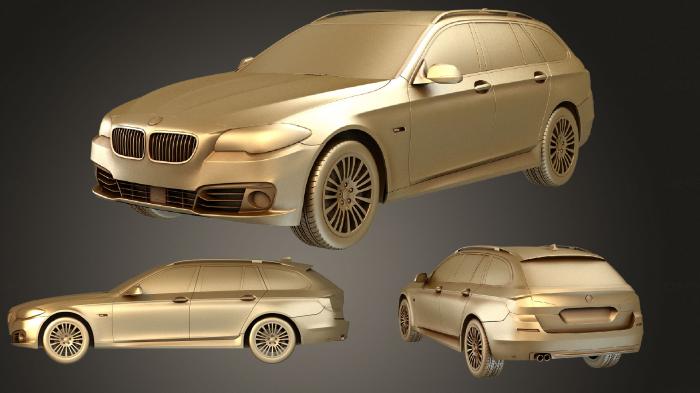 نموذج ثلاثي الأبعاد لآلة CNC السيارات والنقل سلسلة BMW 5 (F11) تجول في HQinterior 2014
