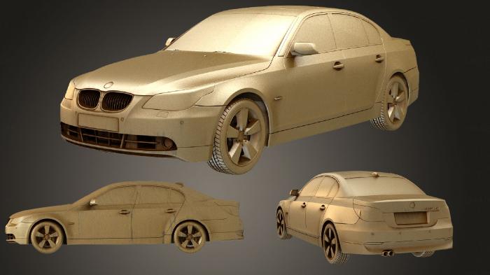 نموذج ثلاثي الأبعاد لآلة CNC السيارات والنقل BMW 5 Series E60 2010 HIGHPOLY