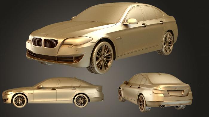 نموذج ثلاثي الأبعاد لآلة CNC السيارات والنقل BMW الفئة الخامسة صالون 2011