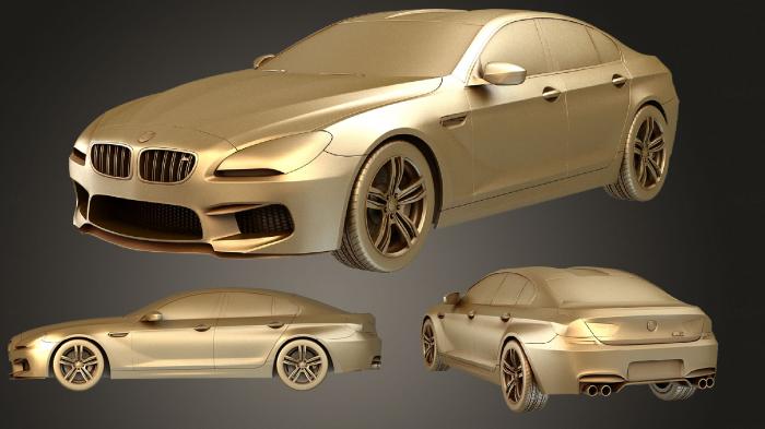 نموذج ثلاثي الأبعاد لآلة CNC السيارات والنقل سلسلة BMW 6 (F06) Gran Coupe M HQinterior 2013