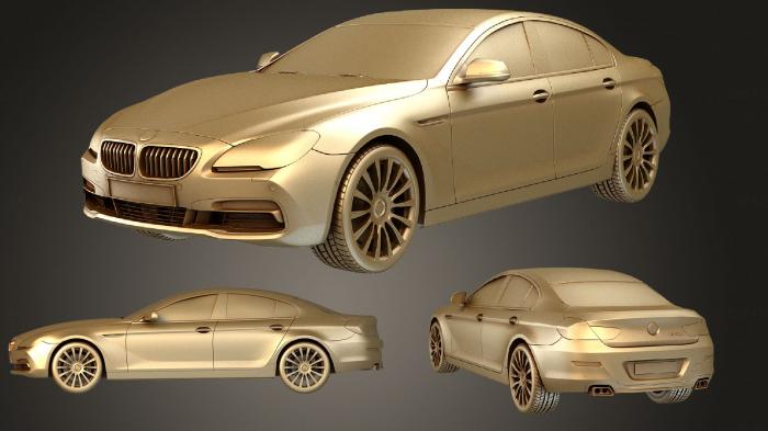نموذج ثلاثي الأبعاد لآلة CNC السيارات والنقل مجموعة BMW 6 Series Gran Coupe 2015