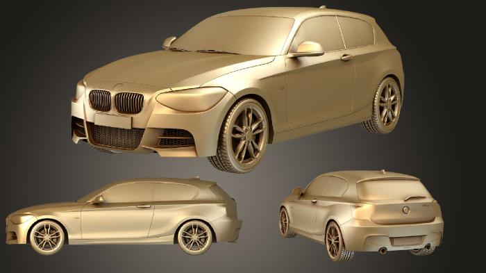 نموذج ثلاثي الأبعاد لآلة CNC السيارات والنقل مجموعة BMW M135i 3doors 2013