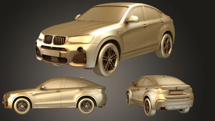 نموذج ثلاثي الأبعاد لآلة CNC السيارات والنقل سيارة BMW X4 القياسية 2015