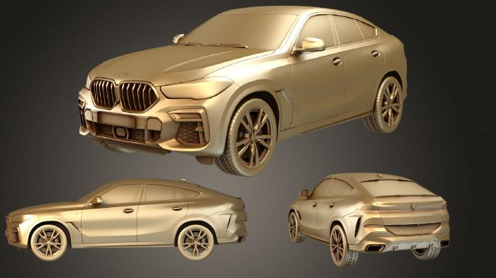 نموذج ثلاثي الأبعاد لآلة CNC السيارات والنقل سيارة BMW X6 (Mk3) (G06) M sport 2020