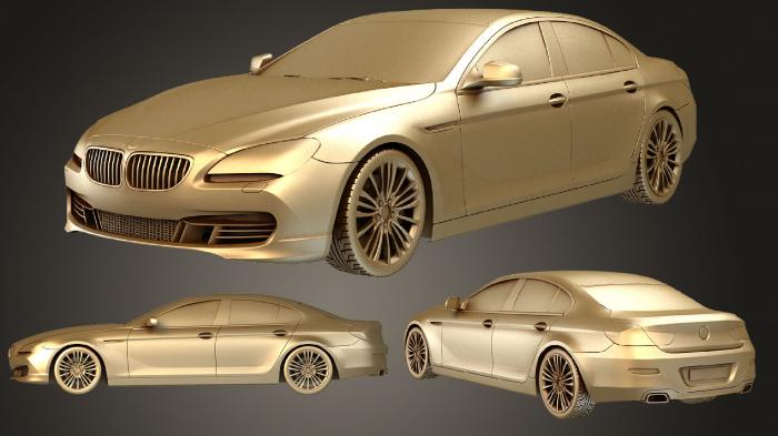 نموذج ثلاثي الأبعاد لآلة CNC السيارات والنقل BMW 6 series Gran Coupe 2013 هيبولي