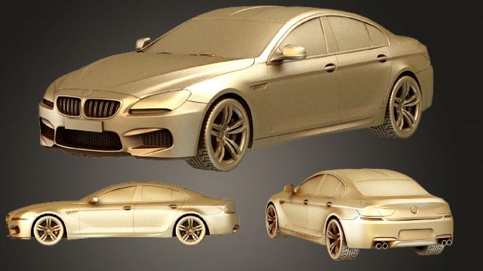 نموذج ثلاثي الأبعاد لآلة CNC السيارات والنقل مجموعة BMW M6 Gran Coupe 2014