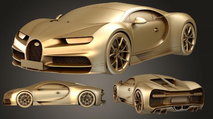 نموذج ثلاثي الأبعاد لآلة CNC السيارات والنقل بوجاتي تشيرون 2020 3D