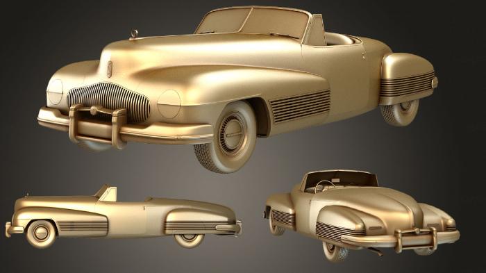 نموذج ثلاثي الأبعاد لآلة CNC السيارات والنقل مفهوم Buick Y Job 1938
