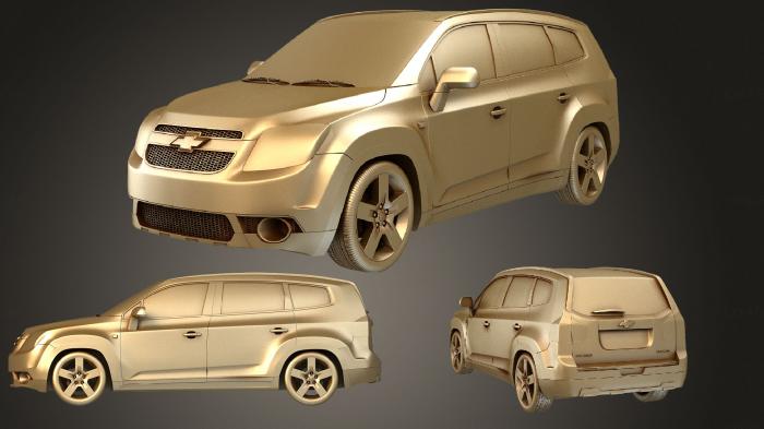 نموذج ثلاثي الأبعاد لآلة CNC السيارات والنقل شيفروليه أورلاندو 2011