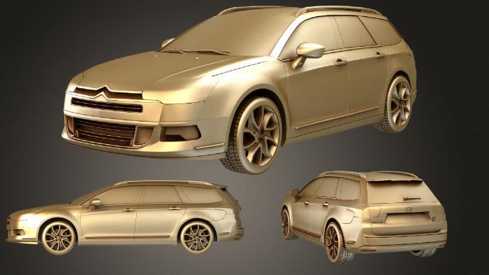 نموذج ثلاثي الأبعاد لآلة CNC السيارات والنقل سيتروين سي 5 تورير 2011