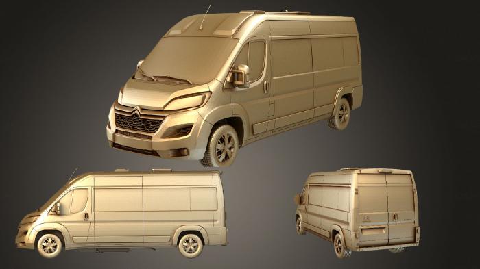 نموذج ثلاثي الأبعاد لآلة CNC السيارات والنقل سيتروين جمبر كومبي l3h2 2014