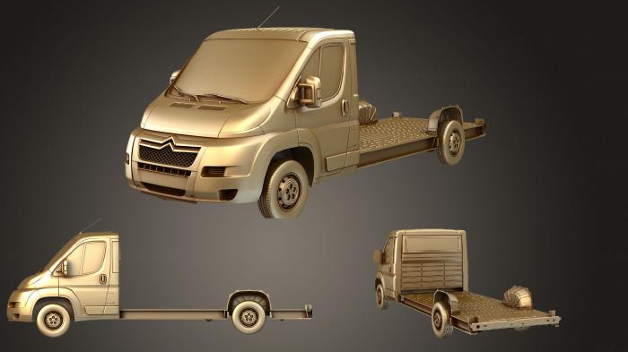 نموذج ثلاثي الأبعاد لآلة CNC السيارات والنقل سيتروين جمبر 3540 l4 بلاتفورم 2014