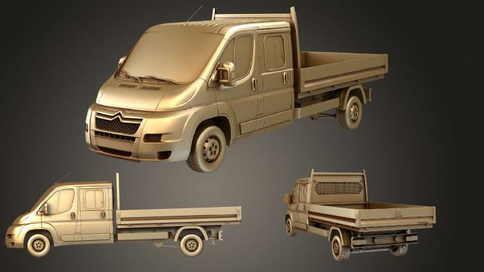 نموذج ثلاثي الأبعاد لآلة CNC السيارات والنقل سيتروين jumper crew cab truck 2014