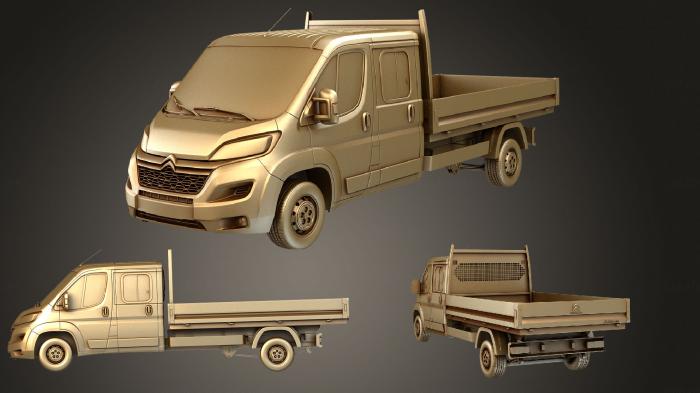 نموذج ثلاثي الأبعاد لآلة CNC السيارات والنقل سيتروين jumper crew cab truck 2016