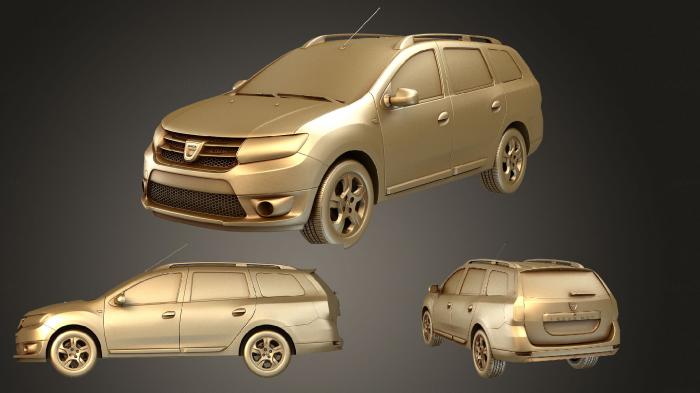 نموذج ثلاثي الأبعاد لآلة CNC السيارات والنقل داسيا لوجان MCV fiskal 2016