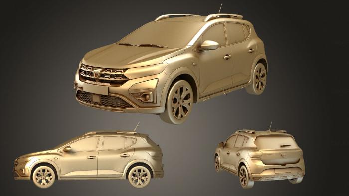 نموذج ثلاثي الأبعاد لآلة CNC السيارات والنقل داسيا سانديرو ستيبواي 2021
